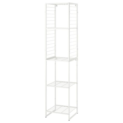 JOSTEIN, shelving unit with grid/in/outdoor/wire, 42x40x180 cm, 194.372.52