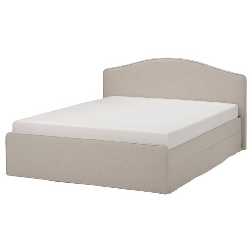RAMNEFJALL, upholstered bed frame, 160x200 cm, 195.527.51
