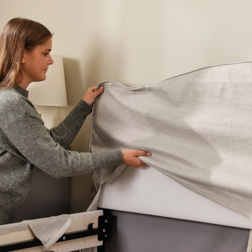 RAMNEFJALL, upholstered bed frame, 160x200 cm, 195.527.51