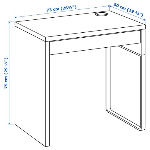 MICKE/ORFJALL, desk and chair, 195.534.54