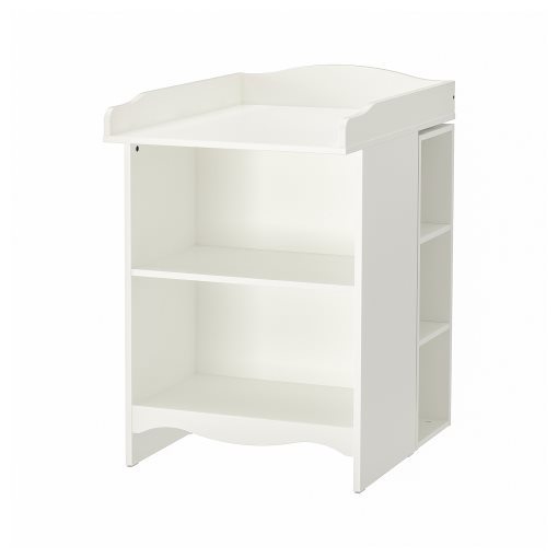 SMÅGÖRA, changing table/bookshelf with 2 shelf units, 195.975.23