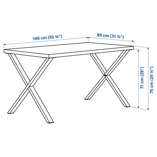 SKÅLSTA, table, 140x80 cm, 196.082.63