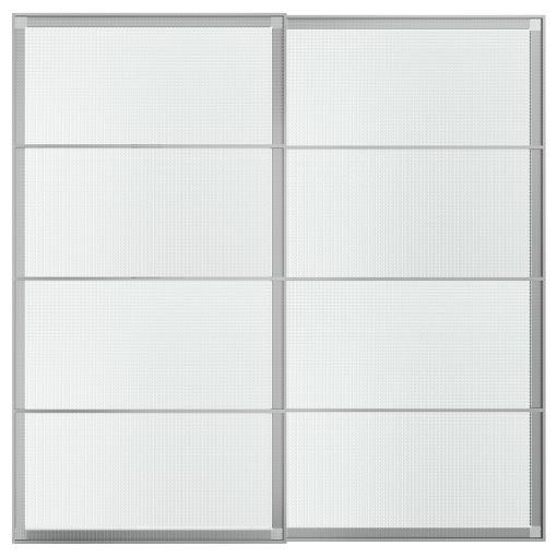 LUNDBRÄSMA, pair of sliding doors, 200x201 cm, 196.190.49
