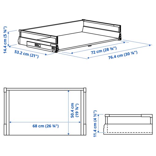 MAXIMERA, drawer, medium, 202.850.40