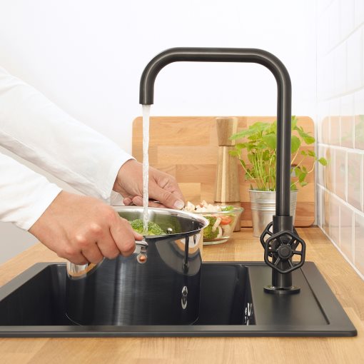 GAMLESJÖN, dual-control kitchen mixer tap, 203.416.73