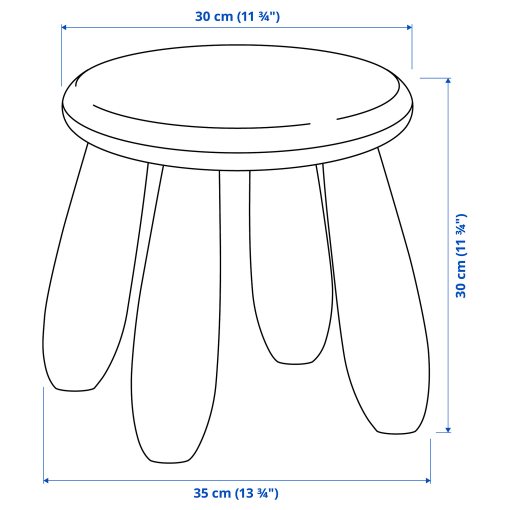 MAMMUT, childrens stool,indoor/outdoor, 203.823.24
