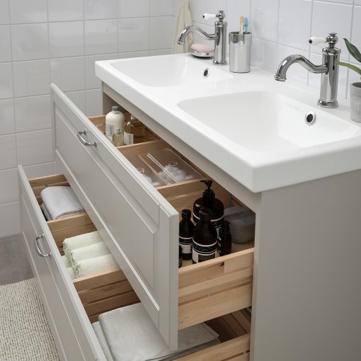 GODMORGON, βάση νιπτήρα με 2 συρτάρια, 203.876.56