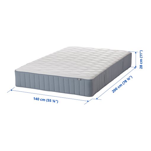 VÅGSTRANDA, pocket sprung mattress/firm, 140x200 cm, 204.507.42