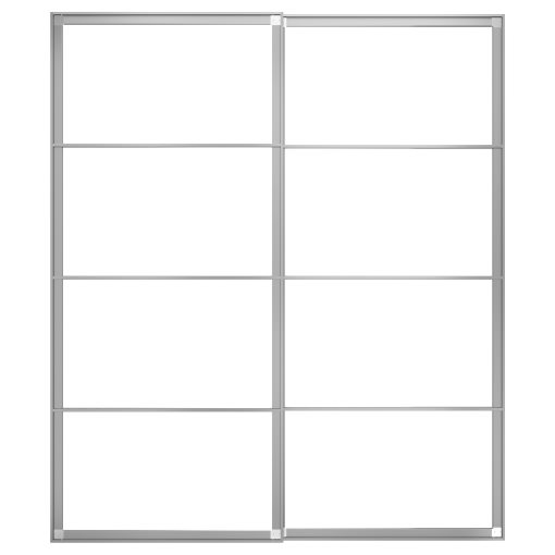 PAX, σκελετοί συρόμενων πορτών με ράγα, 200x236 cm, 204.581.92