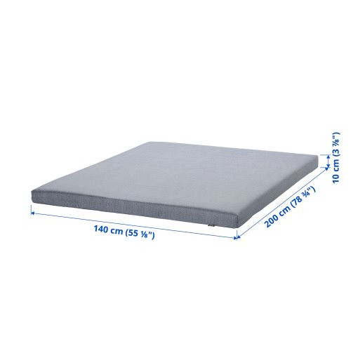 ÅGOTNES, foam mattress/firm, 140x200 cm, 204.808.43