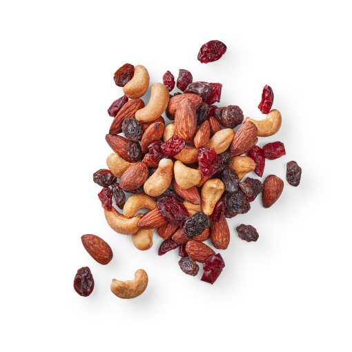 MUNSBIT, mix of roasted nuts cranberries and raisins unsalted, 60 g, 205.002.52