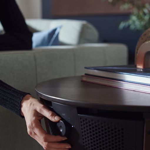 STARKVIND, table with air purifier, 205.019.54