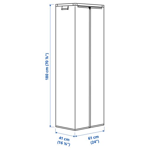 JOSTEIN, cover in/outdoor, 61x41x180 cm, 205.215.89