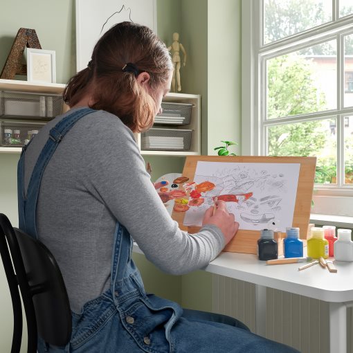 SOLFÅGEL, σετ καβαλέτο και αξεσουάρ ζωγραφικής, 3 τεμ., 205.390.80