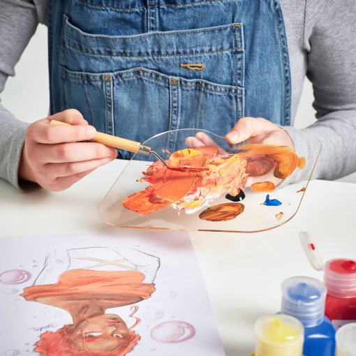 SOLFÅGEL, σετ καβαλέτο και αξεσουάρ ζωγραφικής, 3 τεμ., 205.390.80