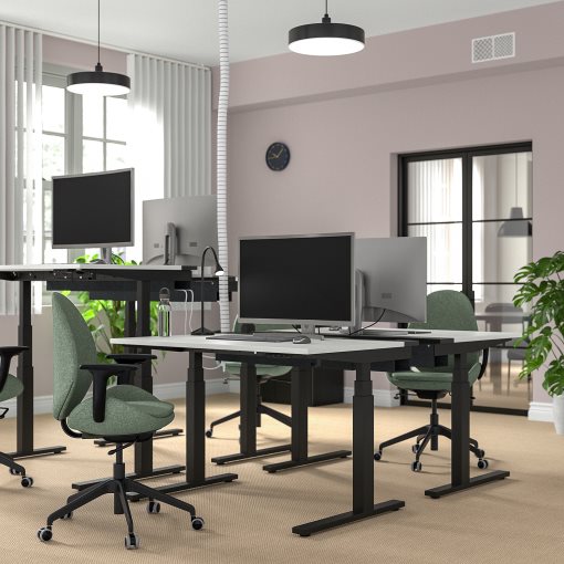 MITTZON, underframe sit/stand for desk/electric, 120/140/160x60 cm, 205.394.00