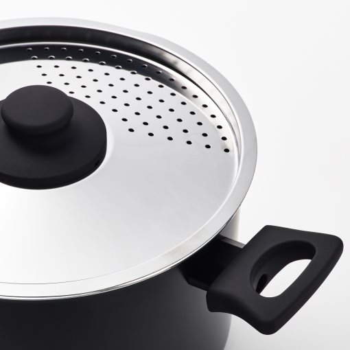 HEMLAGAD, κατσαρόλα με καπάκι και αντικολλητική επένδυση, 5 l, 205.809.08