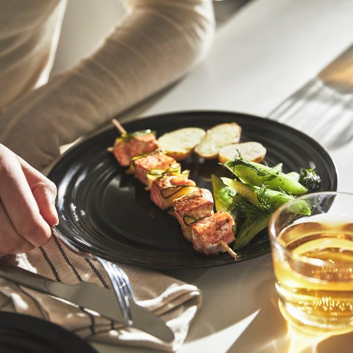 HEMLAGAD, pot with lid non-stick coating, 2 l, 205.809.13