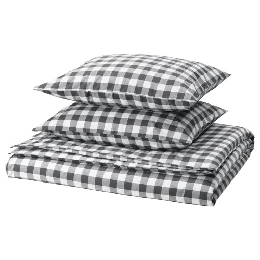 EKTANDVINGE, duvet cover and 2 pillowcases, 240x220/50x60 cm, 205.853.88