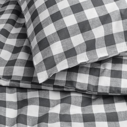 EKTANDVINGE, duvet cover and 2 pillowcases, 240x220/50x60 cm, 205.853.88