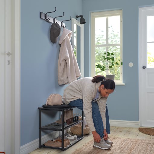 NIPÅSEN, bench with shoe storage, 79x35x52 cm, 205.861.42