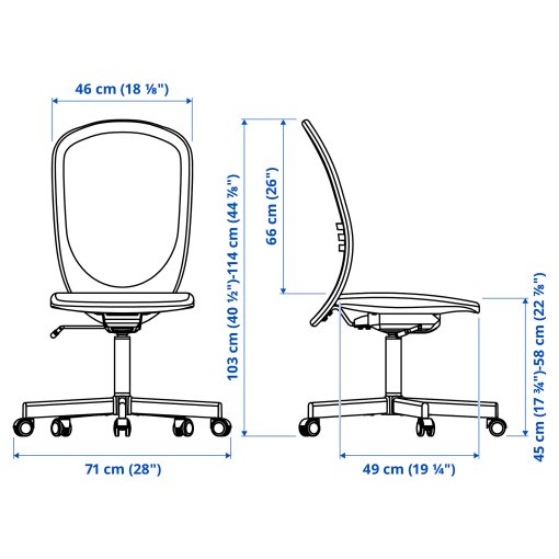 FLINTAN, office chair, 205.925.53