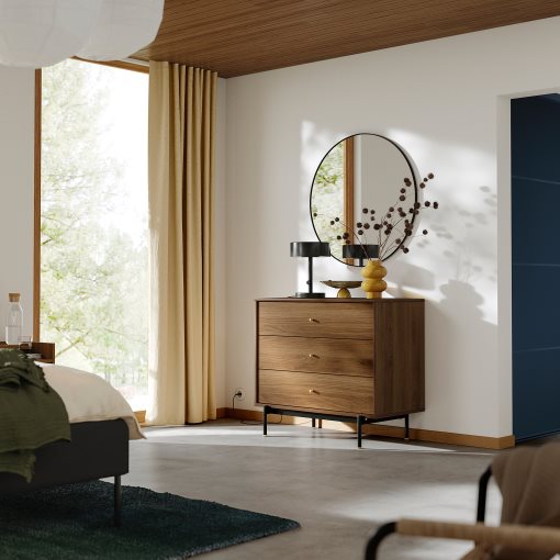 RÅDMANSÖ, συρταριέρα με 3 συρτάρια, 90x48x81 cm, 205.936.04