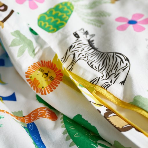 NATTHÄGER, παπλωματοθήκη και μαξιλαροθήκη, 150x200/50x60 cm, 205.952.93