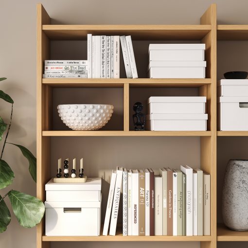 FJÄDERHARV, storage box with lid, 25x35x8 cm, 205.968.91