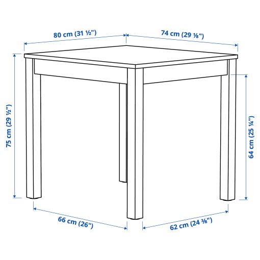 ALHULT, table, 80x74 cm, 205.979.18
