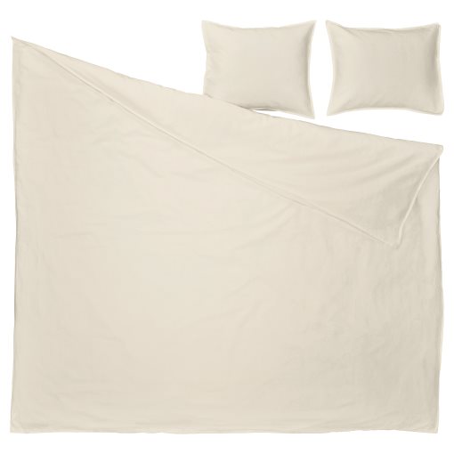 RUNDHAGTORN, παπλωματοθήκη και 2 μαξιλαροθήκες, 240x220/50x60 cm, 206.001.62