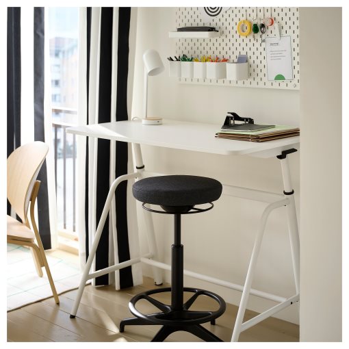 SLANHOSTMAL, κουρτίνα με τρουκς, 2 τεμ. 145x300 cm, 206.078.42