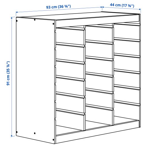TROFAST, frame, 93x44x91 cm, 206.153.85