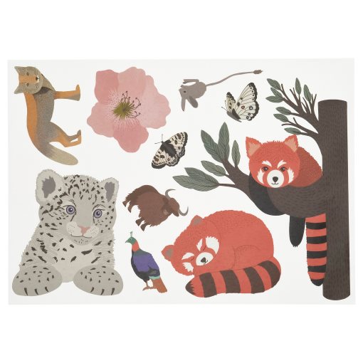 ALPTALL, decoration stickers/Himalayan animals and plants, set of 3, 206.251.86