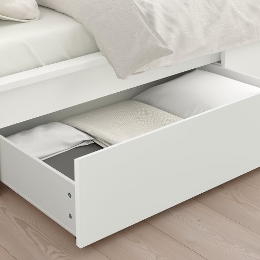 MALM, bed frame/high with 2 storage boxes, 90X200 cm, 290.115.07