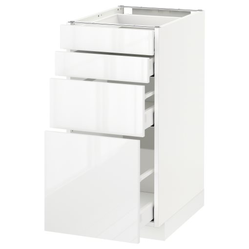 METOD/MAXIMERA, base cabinet 4 fronts/4 drawers, 291.106.11