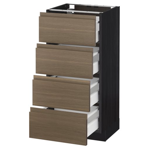 METOD/MAXIMERA, base cabinet 4 fronts/4 drawers, 291.316.75