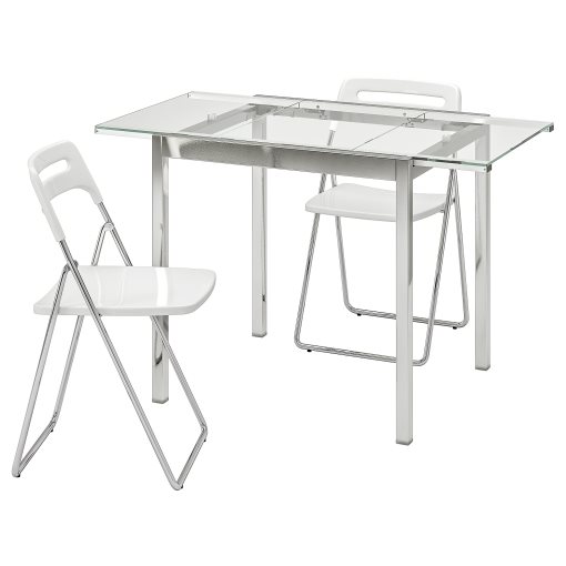 GLIVARP/NISSE, τραπέζι και 2 καρέκλες, 291.973.79
