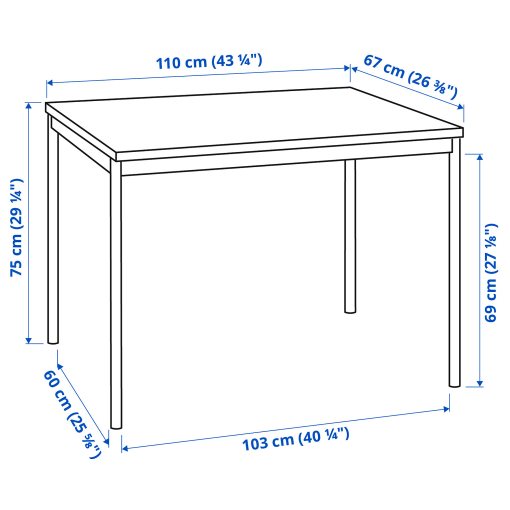 SANDSBERG, table, 110x67 cm, 294.203.93
