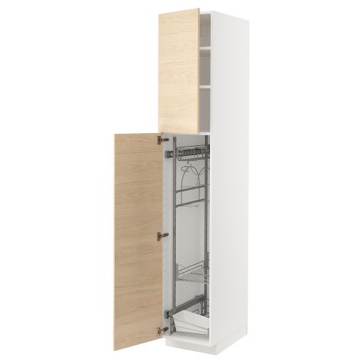 METOD, high cabinet with cleaning interior, 40x60x220 cm, 294.604.02