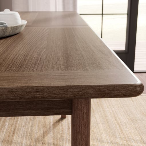 SKANSNAS/GRONS, table and 4 chairs with armrests, 150/205 cm, 295.616.51