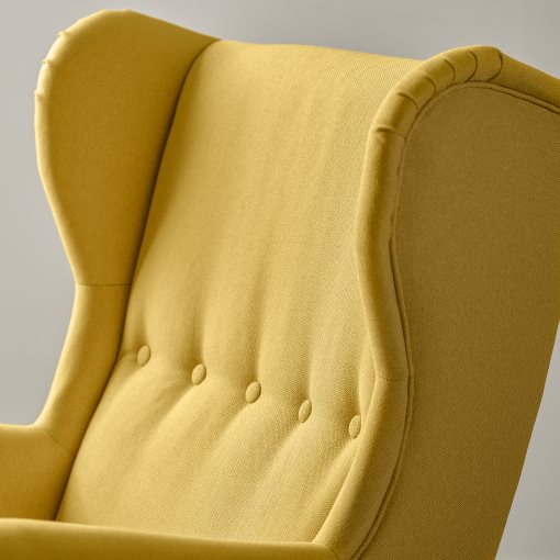 STRANDMON, wing chair with footstool, 295.903.47