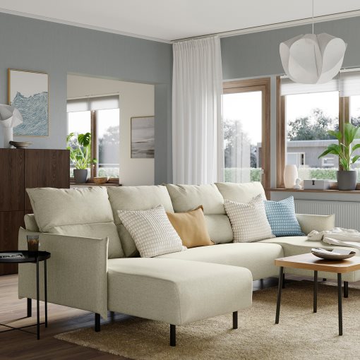 MANNARP, 4θέσιος καναπές με 2 σεζλόνγκ, 296.040.90