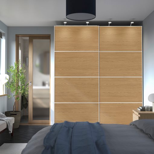 MEHAMN, pair of sliding doors, 200x236 cm, 296.091.63