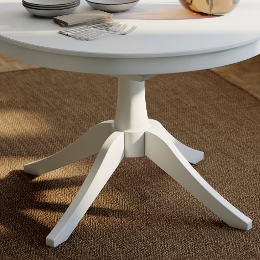ROSENTORP, table and 4 chairs, 110/155 cm, 296.101.33