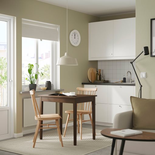 NÄSINGE/HÖGVED, τραπέζι και 2 καρέκλες, 80x60 cm, 296.101.47