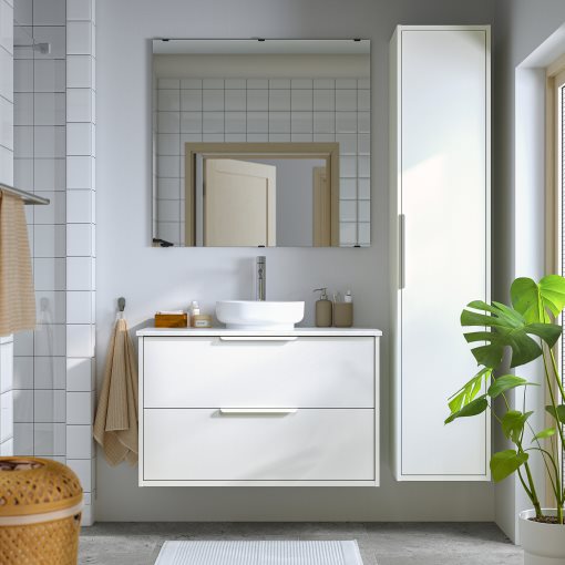 HAVBÄCK/VINDEL, wash-stand with drawers/wash-basin, 102x49x77 cm, 296.224.66