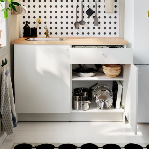 KNOXHULT, base cabinet with doors and drawer, 303.267.90