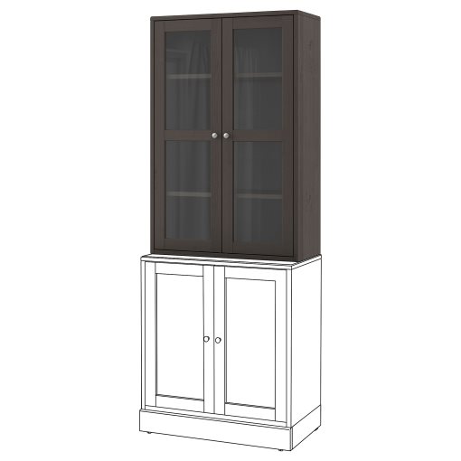 HAVSTA, glass-door cabinet, 303.910.59