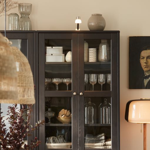 HAVSTA, glass-door cabinet, 303.910.59